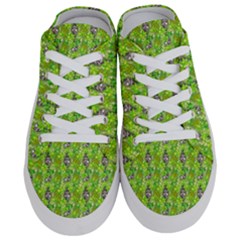 Maple Leaf Plant Seamless Pattern Half Slippers by Pakrebo