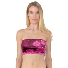 Cherry Blossoms Floral Design Bandeau Top by Pakrebo