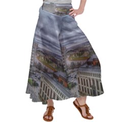 Ohio Supreme Court View Satin Palazzo Pants by Riverwoman