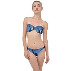 Navy Pier Chicago Classic Bandeau Bikini Set by Riverwoman