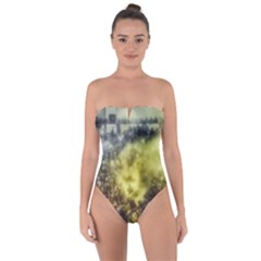 Columbus Crew Crowd, Mapfe Stadium Tie Back One Piece Swimsuit by Riverwoman