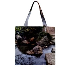 Garden Of The Phoenix Zipper Grocery Tote Bag by Riverwoman