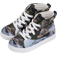 Garden Of The Phoenix Kids  Hi-top Skate Sneakers by Riverwoman