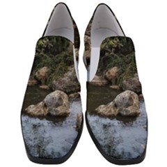 Garden Of The Phoenix Slip On Heel Loafers by Riverwoman