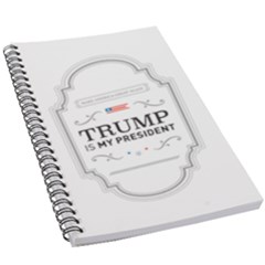 Trump Is My President Maga Label Beer Style Vintage 5 5  X 8 5  Notebook by snek