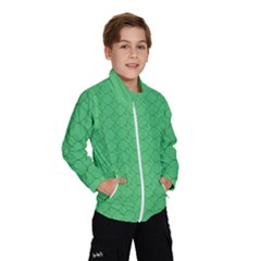 Clover Quatrefoil Pattern Kids  Windbreaker by emilyzragz