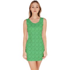 Clover Quatrefoil Pattern Bodycon Dress by emilyzragz