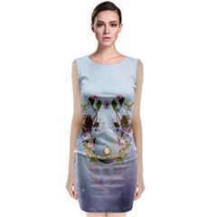 Easter Egg With Flowers Classic Sleeveless Midi Dress by FantasyWorld7