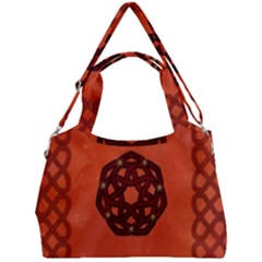 Elegant Decorative Celtic, Knot Double Compartment Shoulder Bag by FantasyWorld7