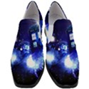 Tardis Background Space Slip On Heel Loafers View1