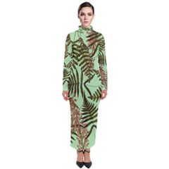 Fern Green Turtleneck Maxi Dress by snowwhitegirl