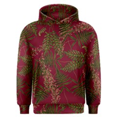 Fern Red Men s Overhead Hoodie by snowwhitegirl