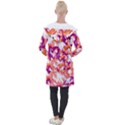 Flamingos Longline Hooded Cardigan View2