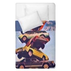 Pretty Colors Cars Duvet Cover Double Side (single Size) by StarvingArtisan