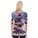 Pretty Colors Cars Wide Neckline Tee View2