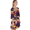 Pretty Colors Cars Velour Kimono Dress View3