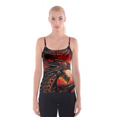 Dragon Spaghetti Strap Top by Sudhe