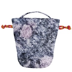 Garden Of The Phoenix Granite Drawstring Bucket Bag by Riverwoman