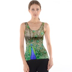 Peacock Color Bird Colorful Tank Top by Pakrebo