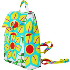 Digital Flower Buckle Everyday Backpack by okhismakingart