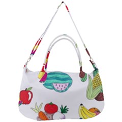 Fruits Veggies Removal Strap Handbag by okhismakingart