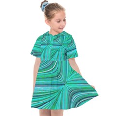 Electric Field Art Xxxi Kids  Sailor Dress by okhismakingart