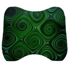 Electric Field Art Xliv Velour Head Support Cushion by okhismakingart