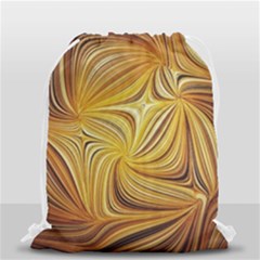 Electric Field Art L Drawstring Bag (small) by okhismakingart