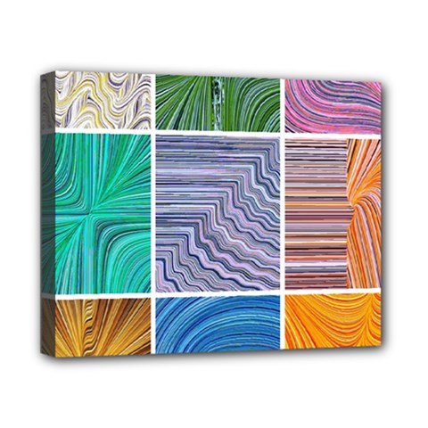 Electric Field Art Collage I Canvas 10  X 8  (stretched) by okhismakingart