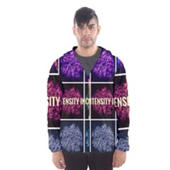 Floral Intensity Increases  Men s Hooded Windbreaker by okhismakingart