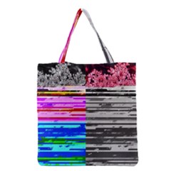 Double Static Wall Queen Annes Lace Grocery Tote Bag by okhismakingart