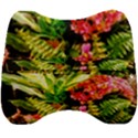 Fern Jungle Velour Head Support Cushion View2