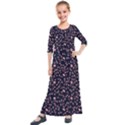 Dusk Rose Kids  Quarter Sleeve Maxi Dress View1