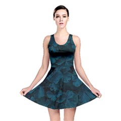 Columbine Leaves Reversible Skater Dress by okhismakingart