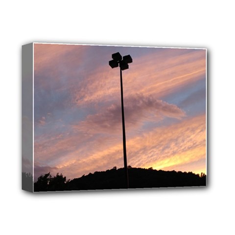 Parking Lot Sunset Deluxe Canvas 14  X 11  (stretched) by okhismakingart