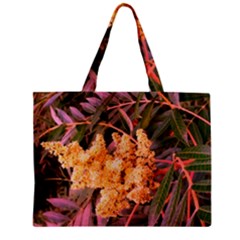 Pale Yellow And Green Sideways Sumac Zipper Mini Tote Bag by okhismakingart