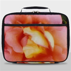 Light Orange And Pink Rose Full Print Lunch Bag by okhismakingart