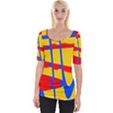 Graphic Design Graphic Design Wide Neckline Tee View1