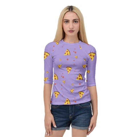 Piazza Pattern Violet 13k Piazza Pattern Violet Background Only Quarter Sleeve Raglan Tee by genx