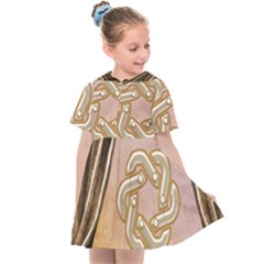 Decorative Celtic Knot Kids  Sailor Dress by FantasyWorld7