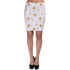 Pizza Pattern Pepperoni Cheese Funny Slices Bodycon Skirt by genx