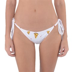 Pizza Pattern Pepperoni Cheese Funny Slices Reversible Bikini Bottom by genx