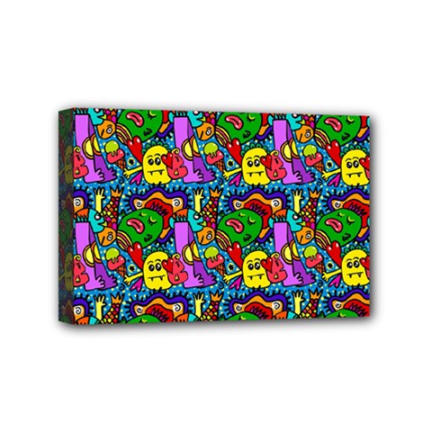 Graffiti 3 1 Mini Canvas 6  X 4  (stretched) by ArtworkByPatrick