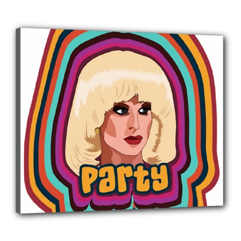 Katya Zamolodchikova Logo Canvas 24  X 20  (stretched) by milliahood