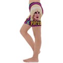 Katya Zamolodchikova Logo Kids  Lightweight Velour Capri Yoga Leggings View2