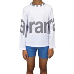 Theranos Logo Kids  Long Sleeve Swimwear by milliahood