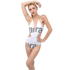 Theranos Logo Plunging Cut Out Swimsuit by milliahood