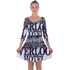 The Overlook Hotel Merch Quarter Sleeve Skater Dress by milliahood