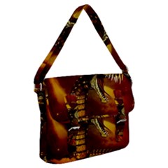 Awesome Dinosaur, Konda In The Night Buckle Messenger Bag by FantasyWorld7