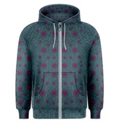 Lovely Ornate Hearts Of Love Men s Zipper Hoodie by pepitasart